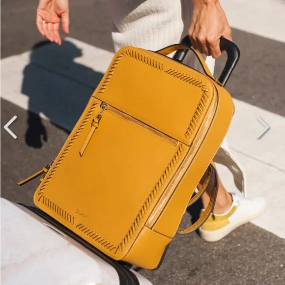Calpak Kaya 15” Laptop Backpack in Honey - Picture 2 of 11